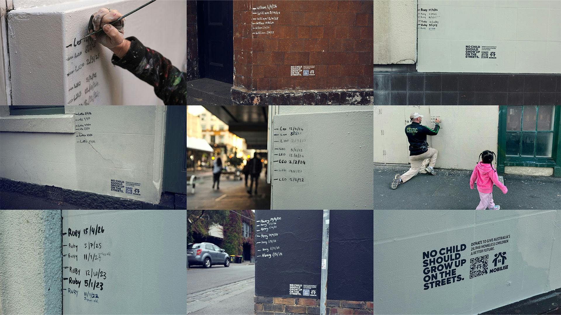 Collage image of We Are Mobilise's No Place to Grow campaign