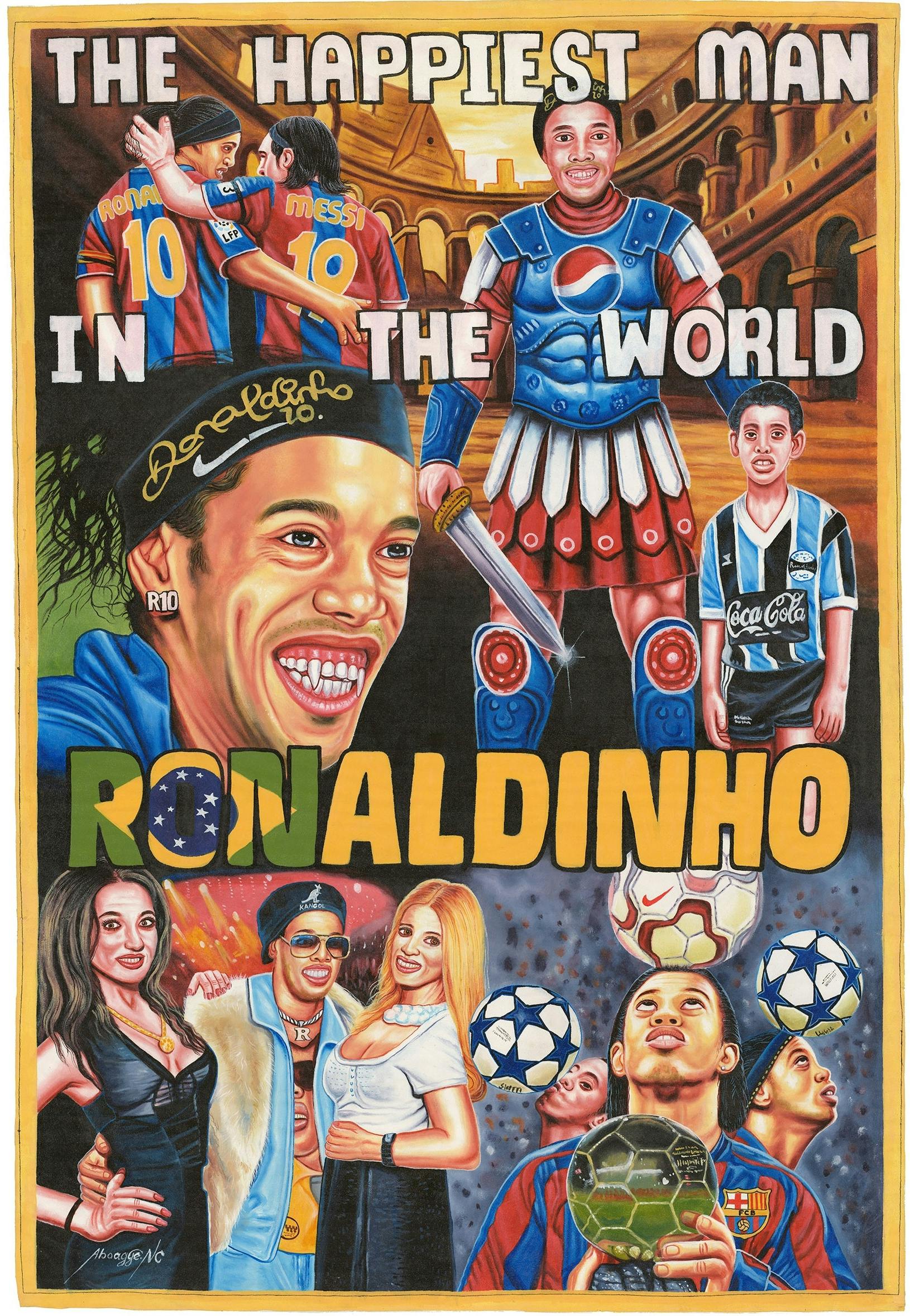 Football icons get the Ghanaian movie poster treatment