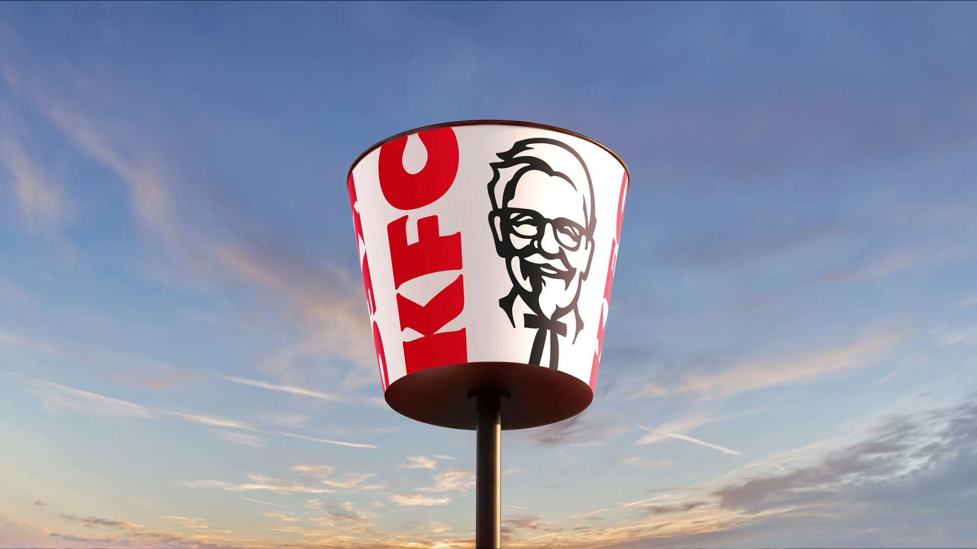 KFC unveils global rebrand centred on its iconic bucket