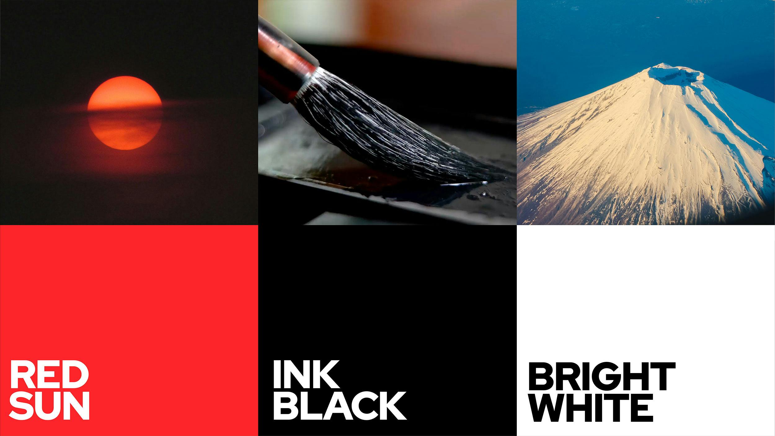 Ueshima Coffee Company rebrand colours