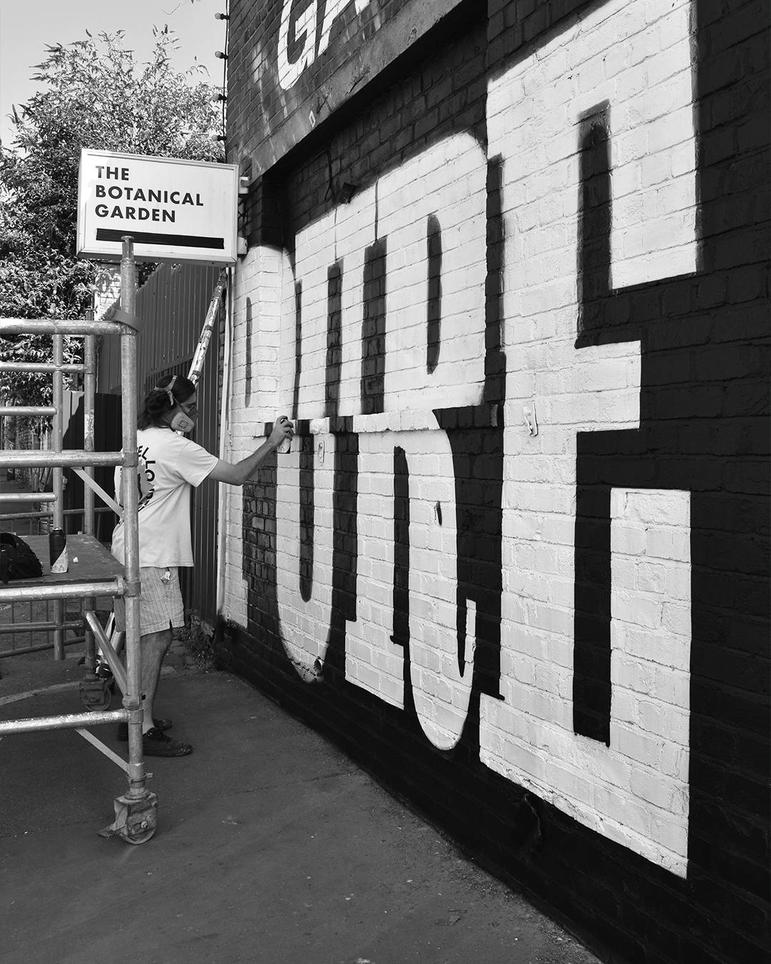 Anthony Burrill mural Dorothy