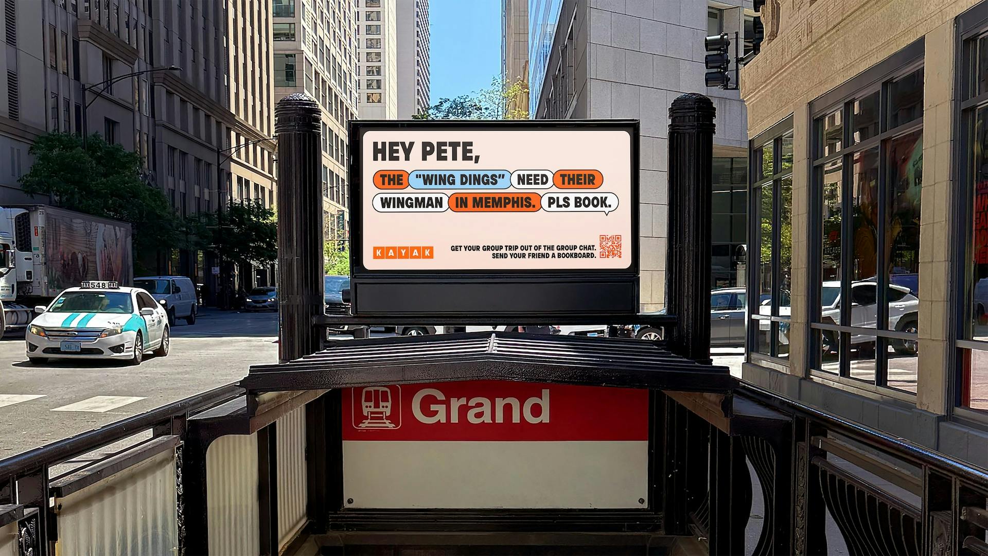 Kayak campaign targets the friend holding up the group trip