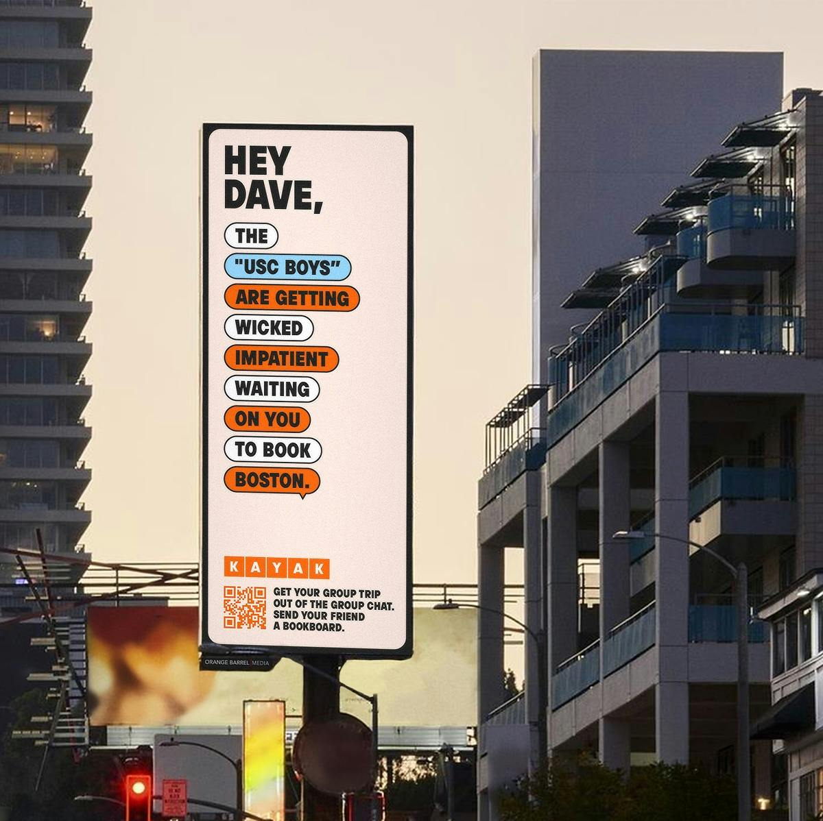 Kayak campaign targets the friend holding up the group trip