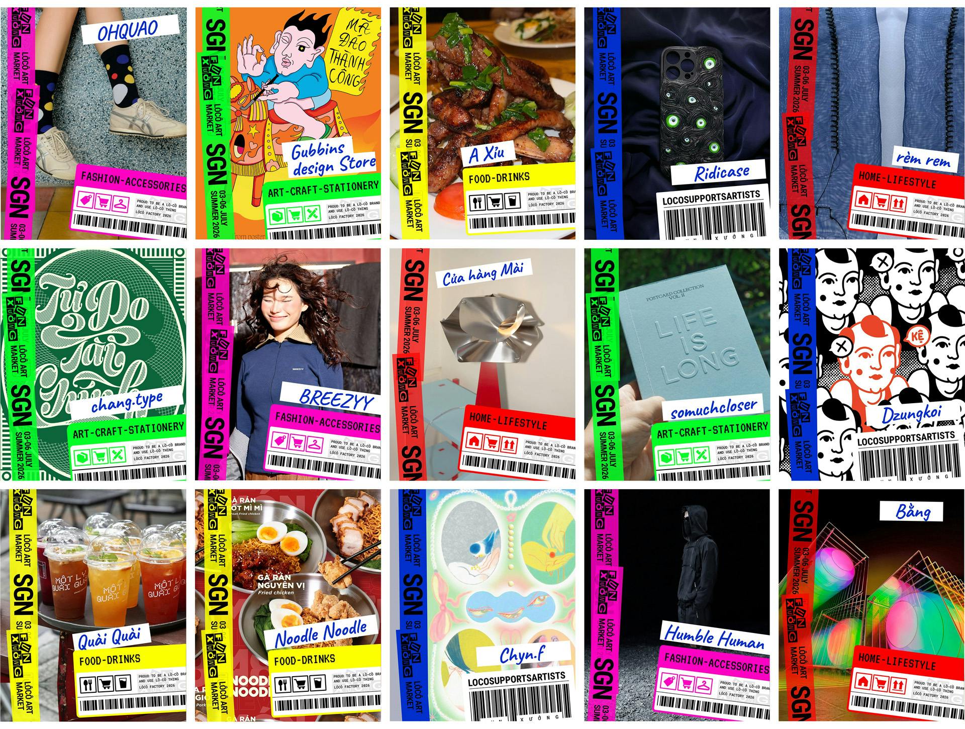 Lôcô Art Market event posters 2026