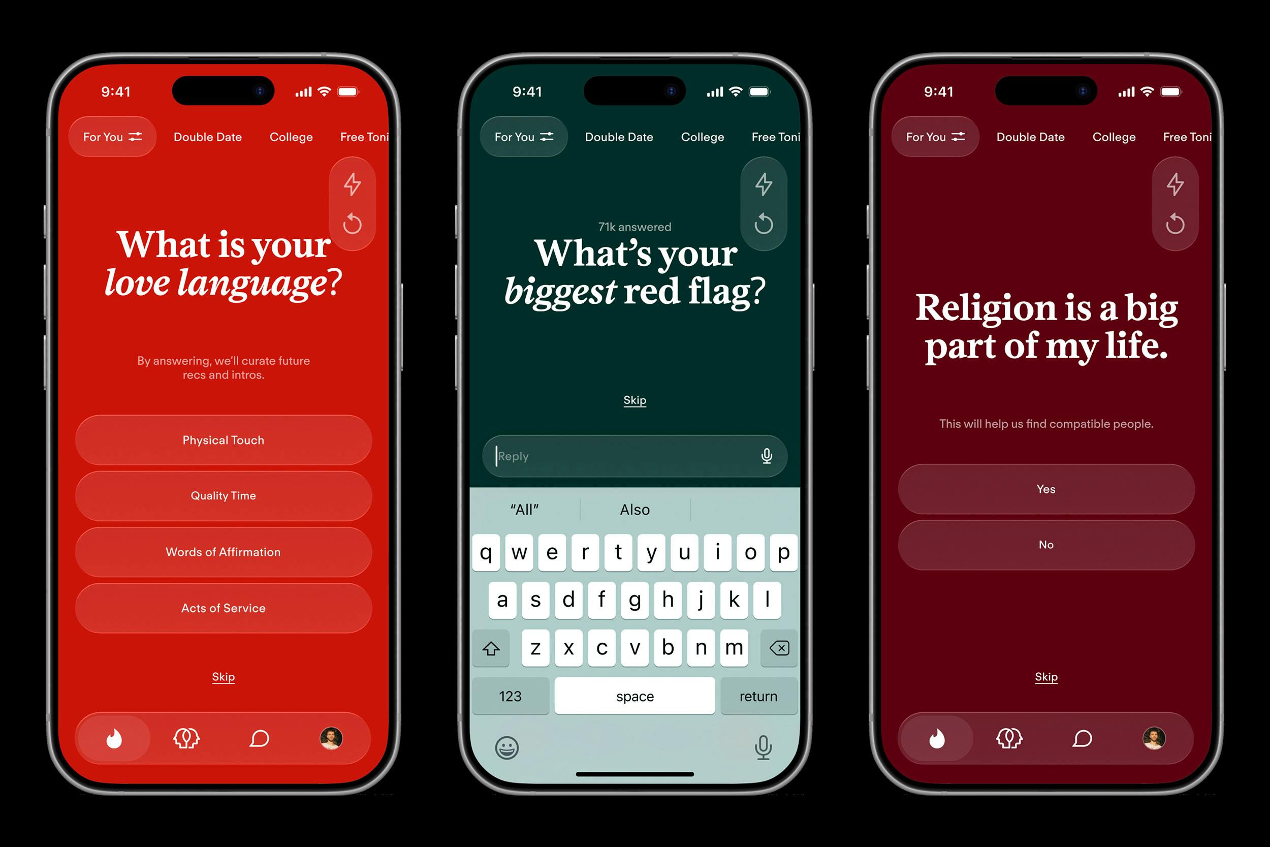 Tinder rebrand app