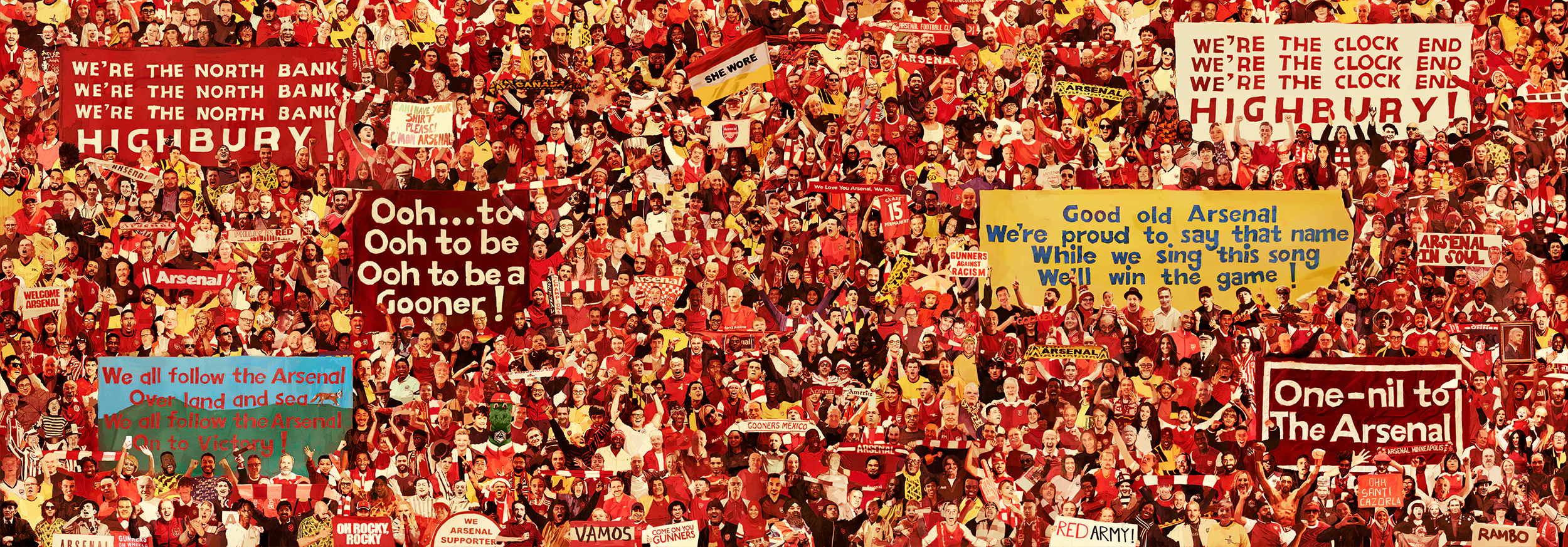 Found a Place Where We Belong Arsenal stadium artwork