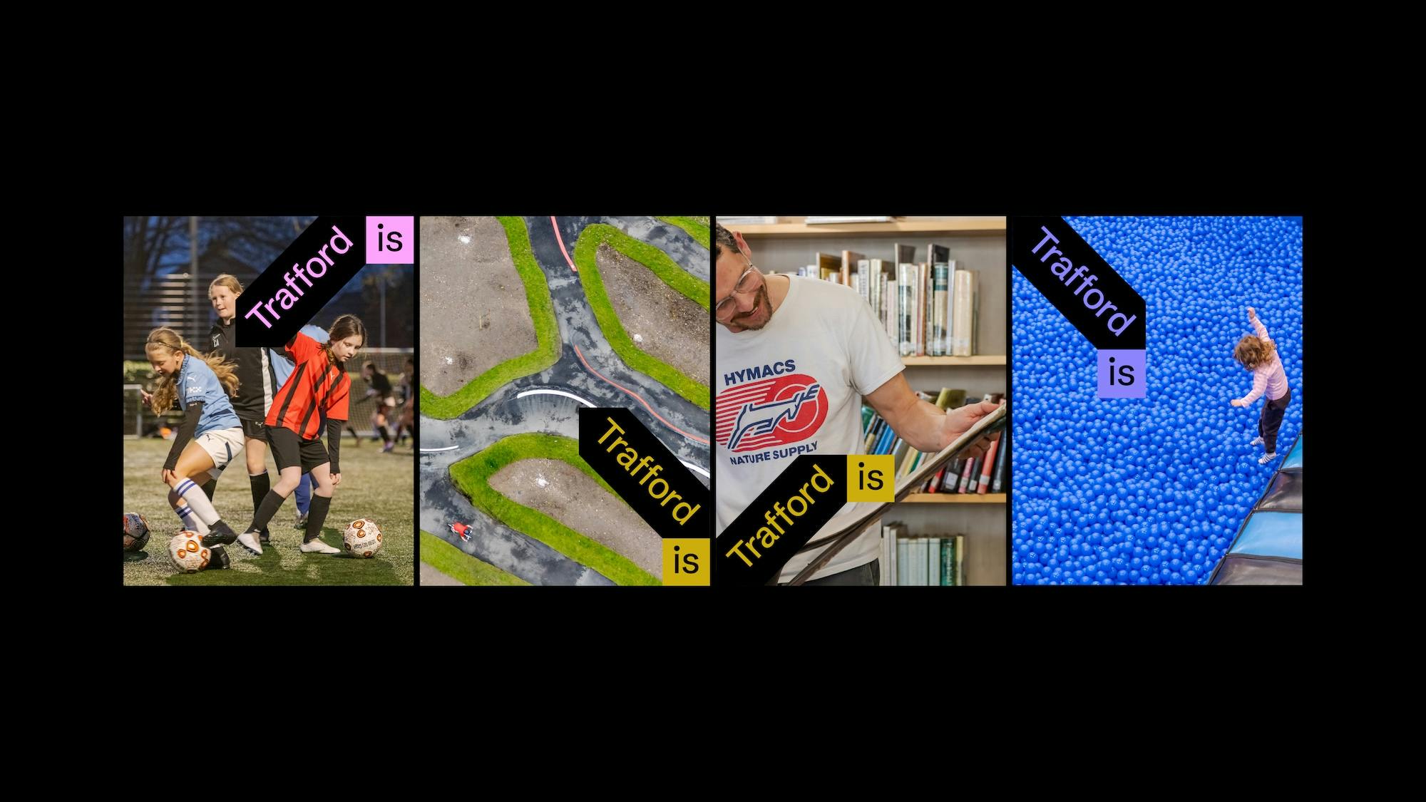 Trafford Is branding by Studio DBD
