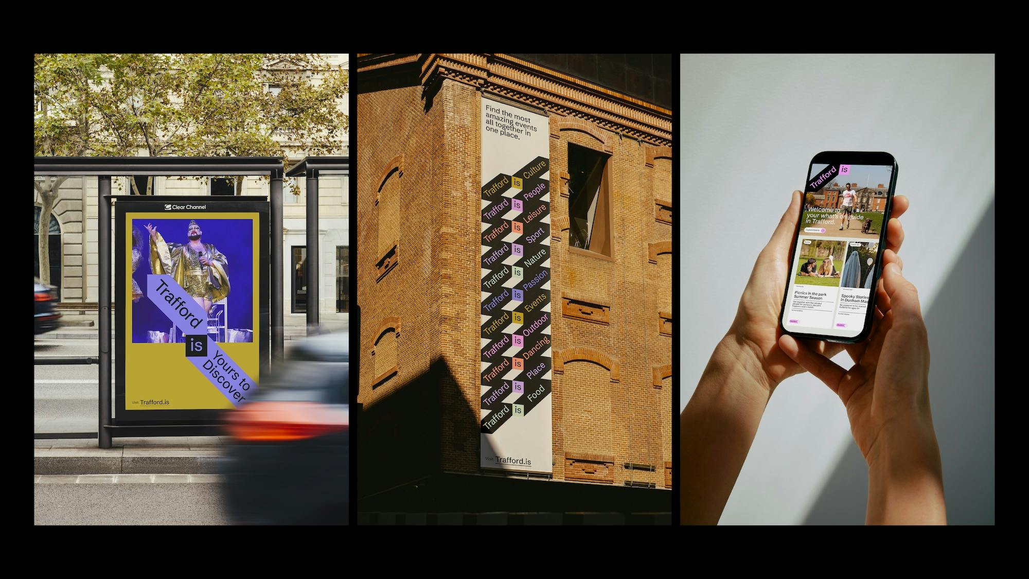 Trafford Is branding by Studio DBD