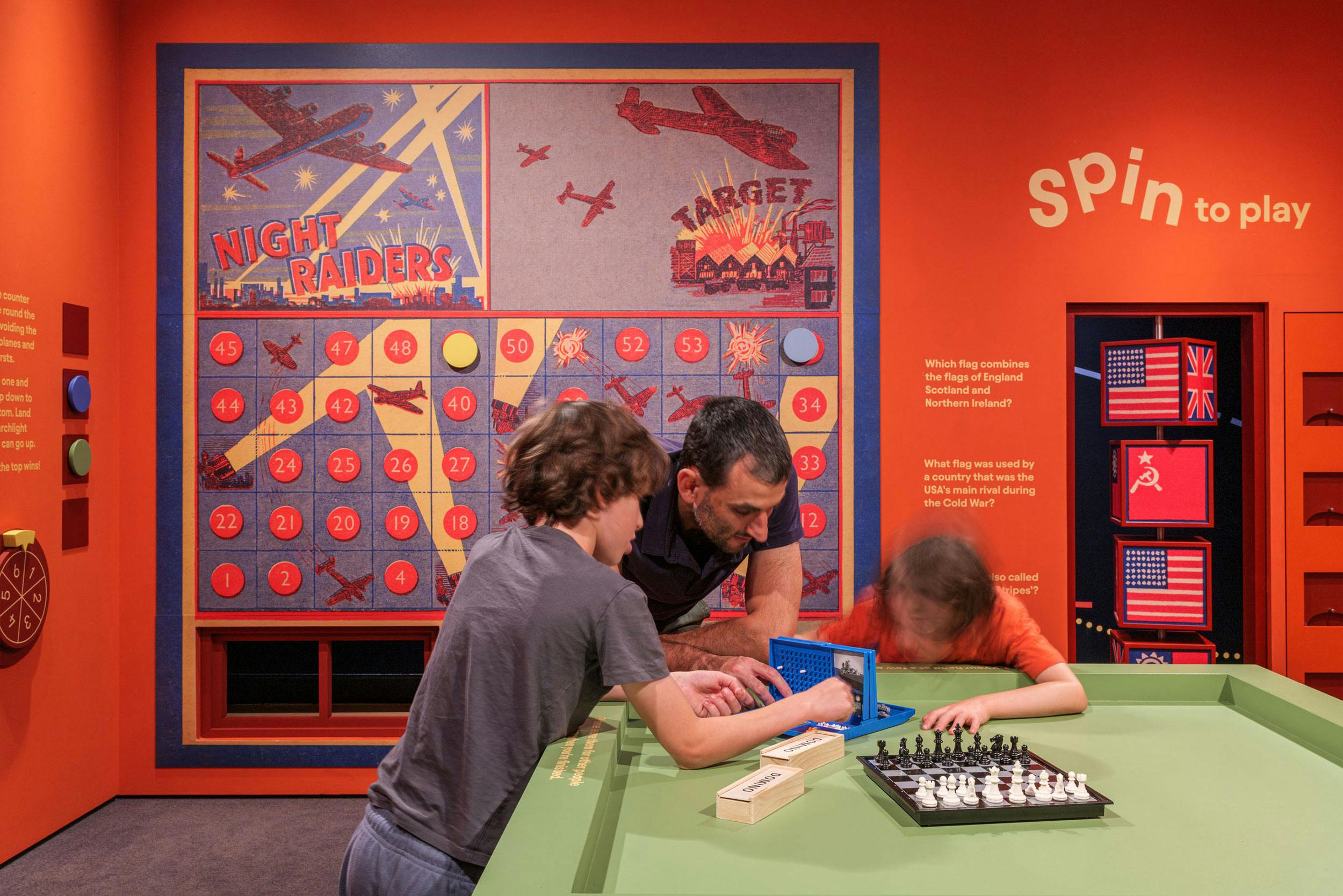 Childhood in War exhibition space