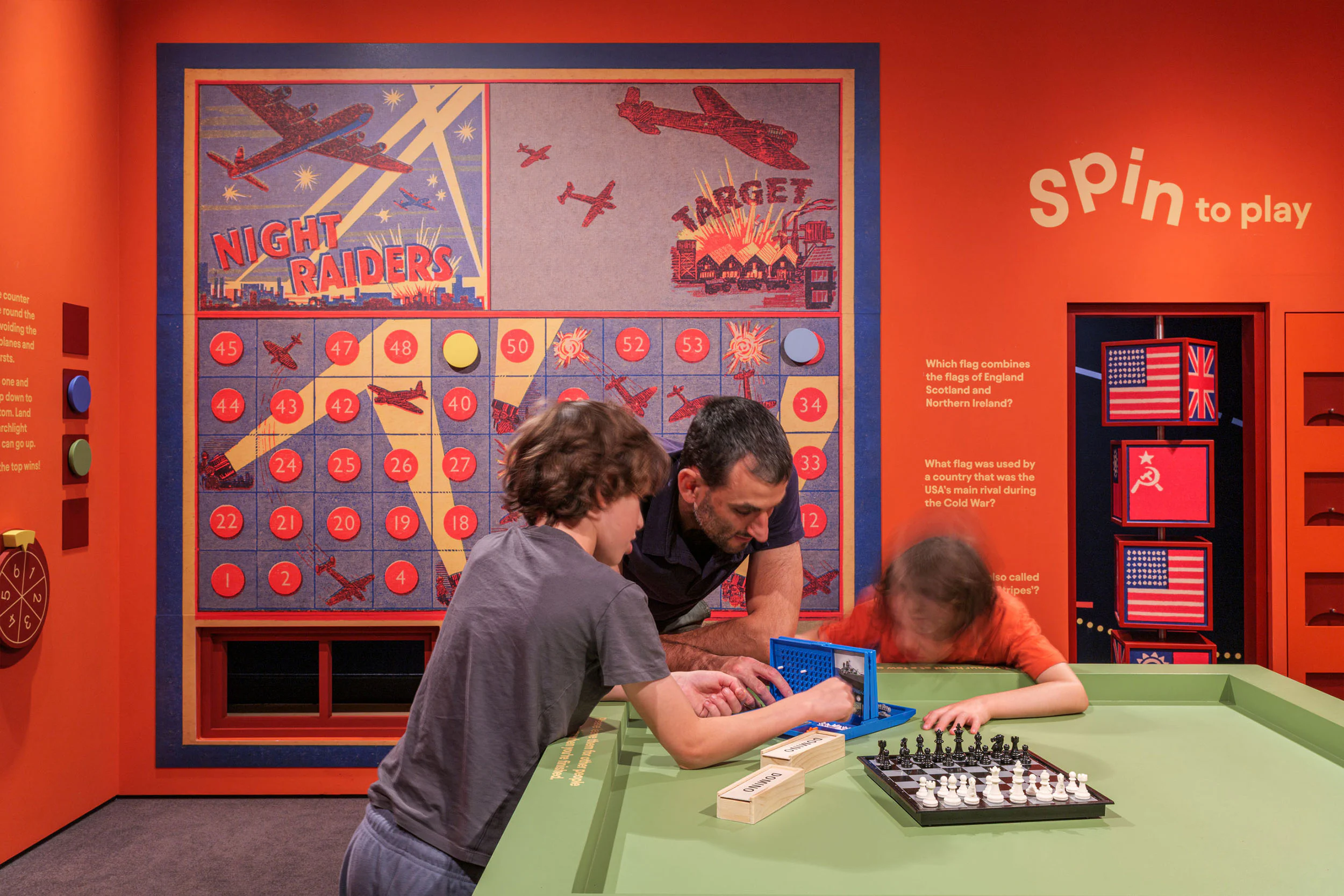 Childhood in War exhibition space