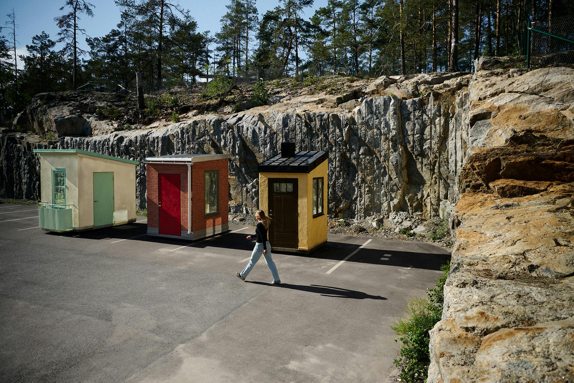 Micro-home installation in Sweden highlights youth housing crisis