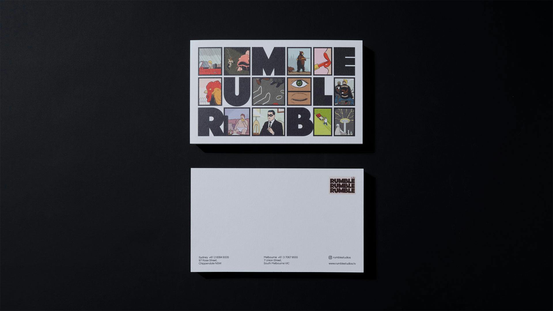Rumble rebrand by Bear Meets Eagle on Fire