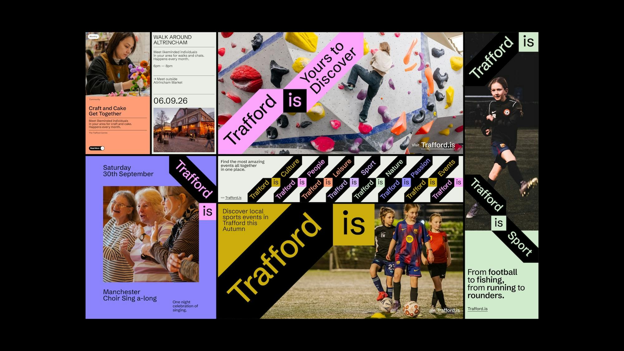 Trafford Is branding by Studio DBD